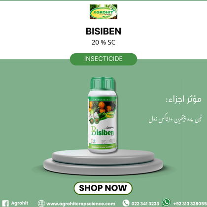 BISIBEN 20% SC – بزی بین 20% ایس سی – Fenpropathrin + Etoxazole : "BISIBEN 20% SC Acaricide + Insecticide for Spider Mites and Sucking Pests" بزی بین 20% ایس سی – Dual Action Insecticide & Miticide